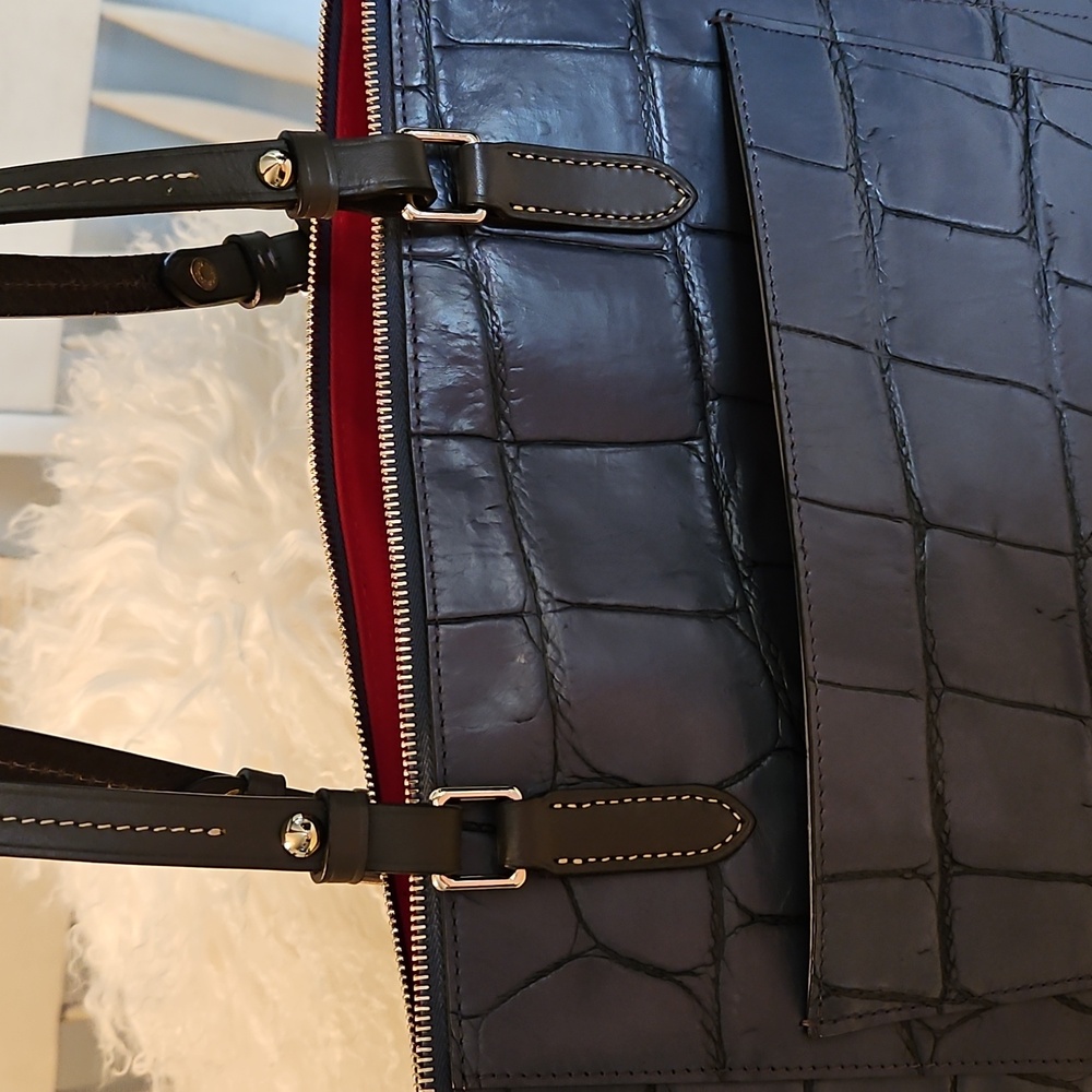Dooney & Bourke Croc Embossed Tote - Picture 5 of 12